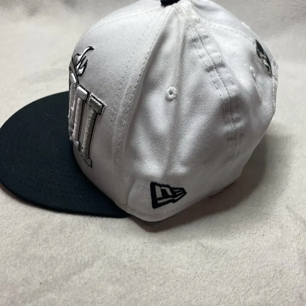 New Era Miami Heat Black and White Youth Ball Cap